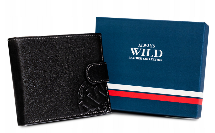 Кошелек мужской Always Wild N992L-WCN Black